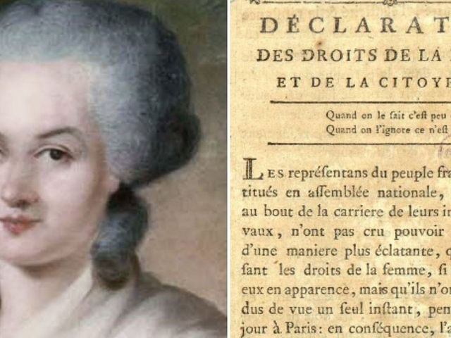 Déclaration des droits de la femme et de la citoyenne de Olympe de Gouges - bac de français