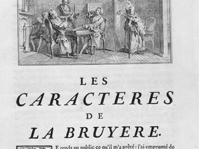 Fiche de lecture de Les Caractères de La Bruyère - bac de français