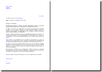 Lettre De Motivation Candidature Master 2