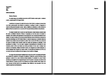 Lettre De Motivation Dut Carrière Sociale Option Animation Sociale Et