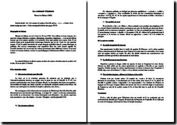 Le Colonel Chabert - BALZAC - Dissertation - Leo Fitoussi dissertation sur le colonel chabert de balzac