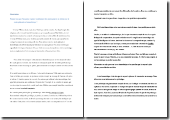 Dissertation sujets graves serieux