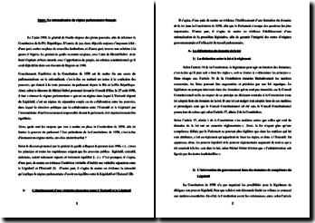 exemple d'une dissertation de droit constitutionnel