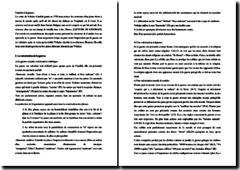 Commentaire candide chapitre 3 guerre