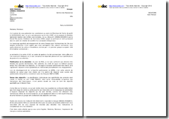 Lettre De Motivation Directeur Dun Centre De Profit