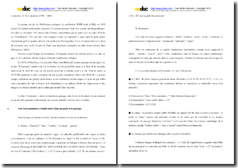Exemple De Commentaire Composé Sur La Poésie  Le Meilleur Exemple