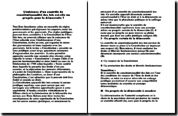 Dissertation droit constitutionnel democratie