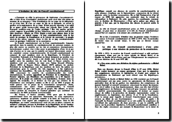Conseil constitutionnel france dissertation binding